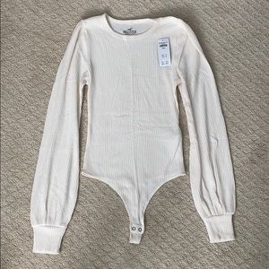 Hollister Balloon Sleeve Sweater Body Suit